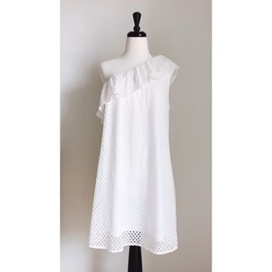 NWT ASOS Fashion Union One Shoulder Ruffle Dress